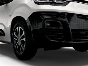 Fiat E-Doblo 361 XL 2023 3Dモデル