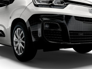Fiat E-Doblo LWB Van 511 2023 3D Modell