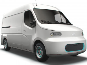 Generic Panel Van 2023 3D Model