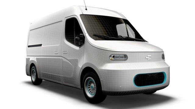 MAN TGE Panel Van L3H2 HQ Interior 2023 3D Model in Van and Minivan 3DExport