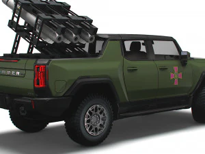 GMC Hummer EV Brimstone SLS 2022 3D Model