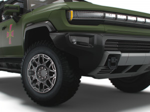 GMC Hummer EV Brimstone SLS 2022 Model 3D