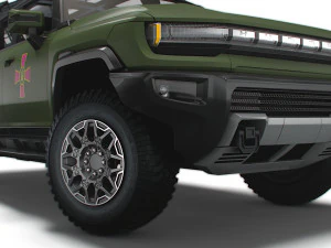 GMC Hummer EV Brimstone SLS 2022 3D Model
