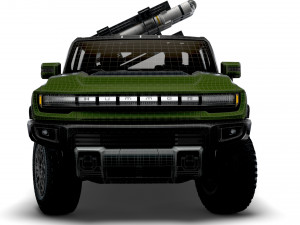 GMC Hummer EV Brimstone SLS 2022 Model 3D