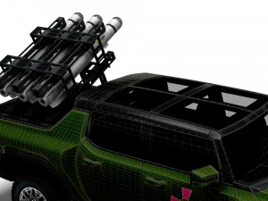 GMC Hummer EV Brimstone SLS 2022 3D Model