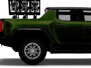 GMC Hummer EV Brimstone SLS 2022 Model 3D