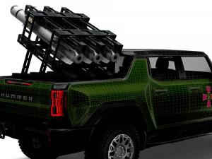 GMC Hummer EV Brimstone SLS 2022 3D Model