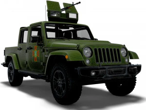 Jeep Gladiator 75th Machine 3D Model