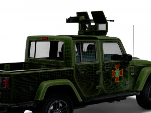 Jeep Gladiator 75th Machine 3D Model
