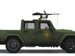 Jeep Gladiator 75th Machine 3D Model