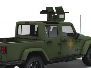 Jeep Gladiator 75th Machine Modelo 3D