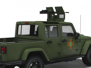 Jeep Gladiator 75th Machine 3D Model