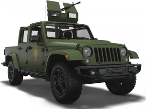 Jeep Gladiator 75th Machine 3D Model