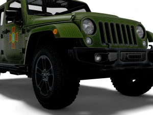 Jeep Gladiator 75th Machine 3D Model