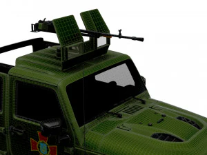 Jeep Gladiator 75th Machine 3D Model
