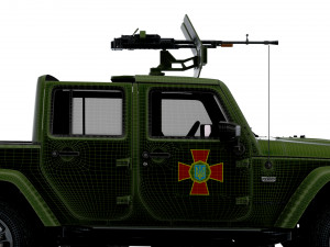 Jeep Gladiator 75th Machine Modelo 3D