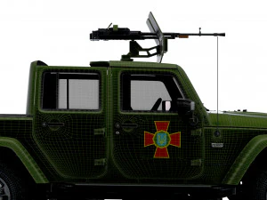 Jeep Gladiator 75th Machine 3D Model
