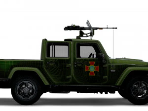 Jeep Gladiator 75th Machine 3D Model