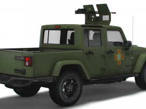 Jeep Gladiator 75th Machine 3D Model