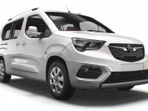 Opel Combo Life XL 2022 3D Model