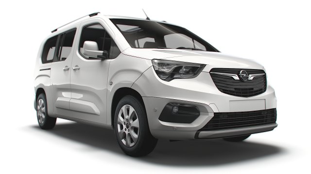 Opel E Combo Life XL 2022 3D Модель .c4d .max .obj .3ds .fbx .stl .blend 