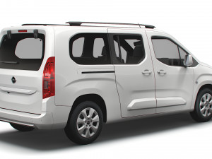 Opel E Combo Life XL 2022 3D Модель