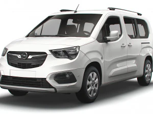 Opel E Combo Life XL 2022 3D Model