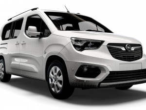 Opel E Combo Life XL 2022 3D Модель