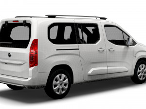 Opel E Combo Life XL 2022 3D Модель