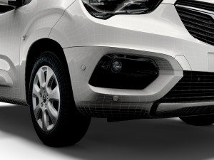 Opel E Combo Life XL 2022 3D Модель