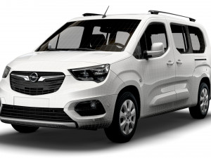 Opel E Combo Life XL 2022 3D Модель