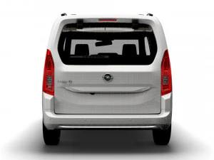 Opel E Combo Life XL 2022 3D Model