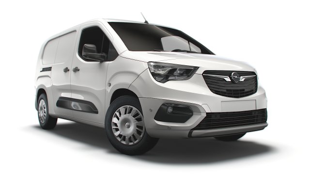 Opel E Combo LWB Limited Edition Van 2022 3D Model .c4d .max .obj .3ds .fbx .stl .blend 