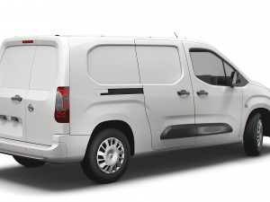 Opel E Combo LWB Limited Edition Van 2022 3D Model