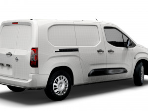 Opel E Combo LWB Limited Edition Van 2022 3D Model