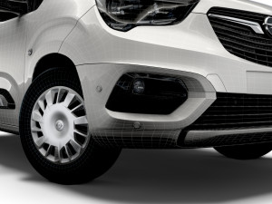 Opel E Combo LWB Limited Edition Van 2022 3D Model