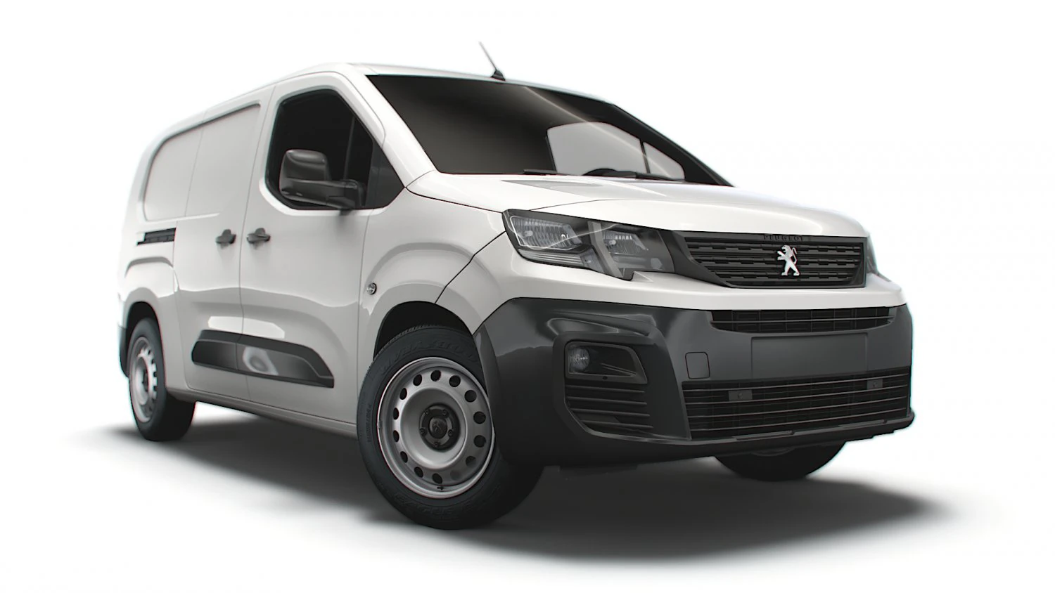Peugeot E Partner Van LWB 2022 3D Model .c4d .max .obj .3ds .fbx .stl .blend 