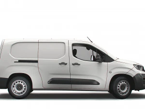 Peugeot E Partner Van LWB 2022 3D Model