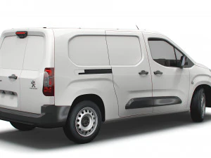 Peugeot E Partner Van LWB 2022 3D Model