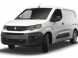 Peugeot E Partner Van LWB 2022 3Dモデル