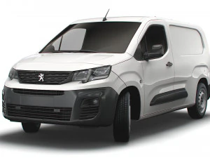 Peugeot E Partner Van LWB 2022 3D Model