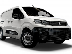 Peugeot E Partner Van LWB 2022 3Dモデル