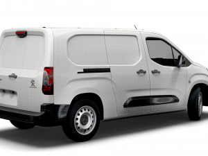 Peugeot E Partner Van LWB 2022 3Dモデル