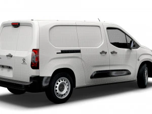 Peugeot E Partner Van LWB 2022 3D Model