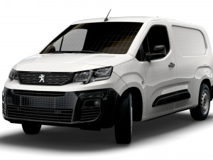Peugeot E Partner Van LWB 2022 3Dモデル