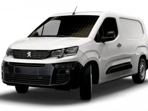 Peugeot E Partner Van LWB 2022 3D Model