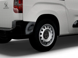 Peugeot E Partner Van LWB 2022 3D Model