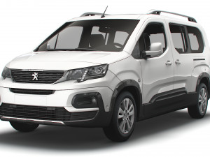 Peugeot E Rifter XL 2022 3D 模型