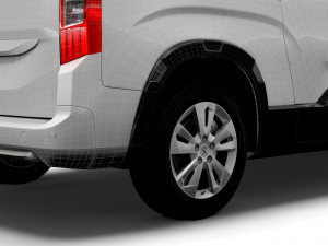 Peugeot E Rifter XL 2022 3D 模型