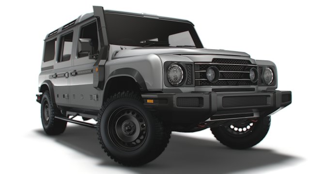 INEOS Grenadier Trialmaster Station Wagon 2023 3D Модель .c4d .max .obj .3ds .fbx .stl .blend 